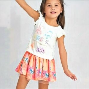 DreamWorks Trolls World Tour Girls Reversible Skirt 5T